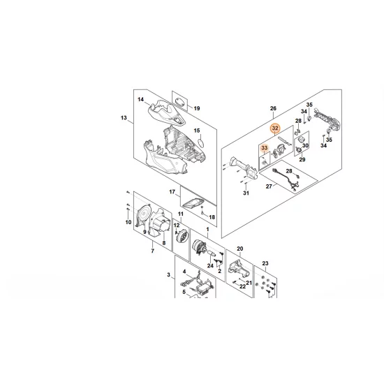 STIHL  Zestaw elementów obsługowych FA01 007 3820